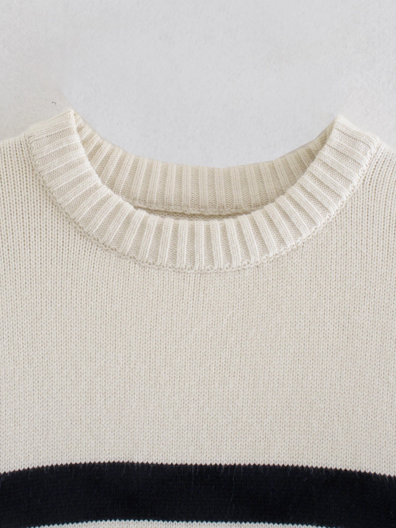 Maglione Elegante Oversize a Righe per Donna