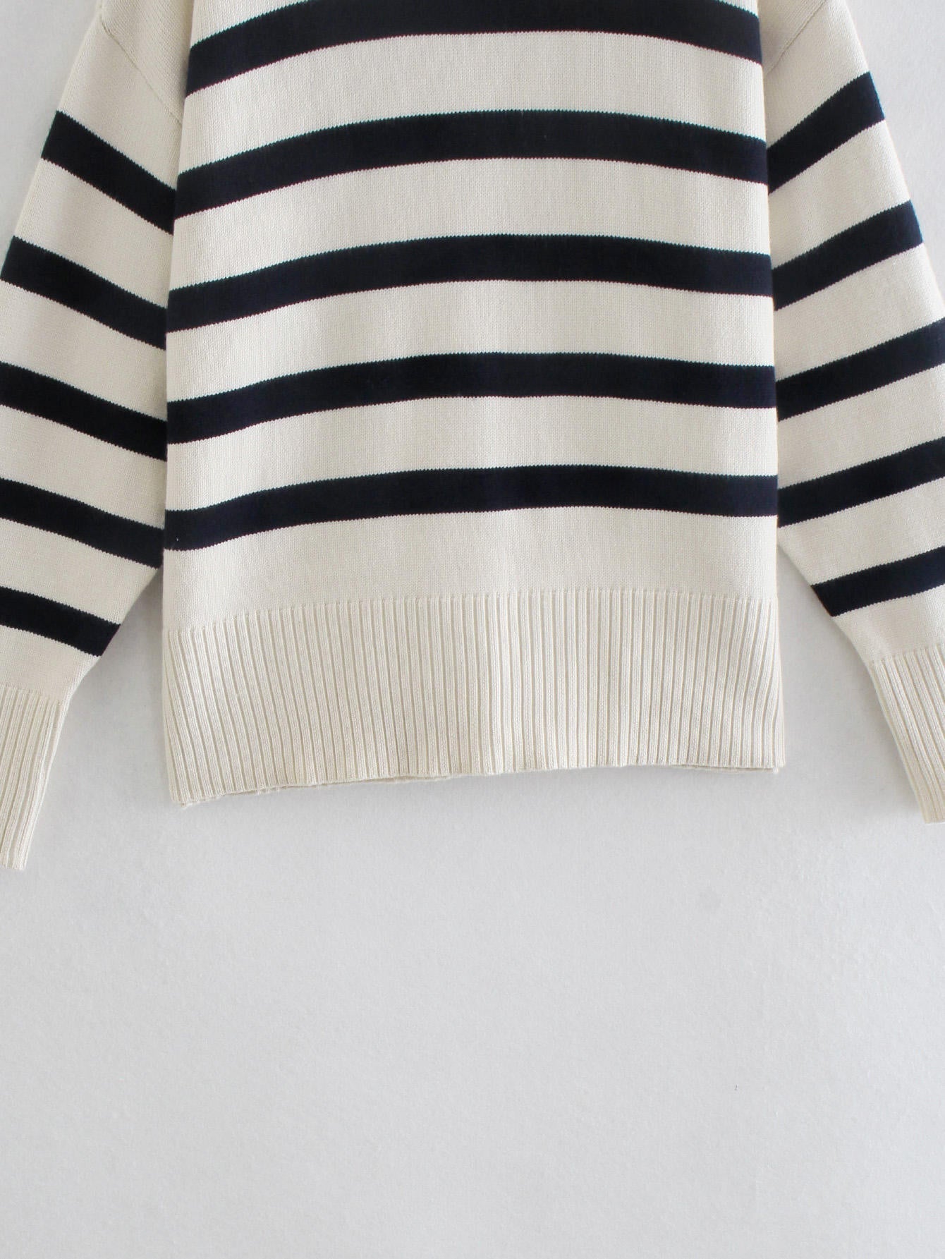 Maglione Elegante Oversize a Righe per Donna