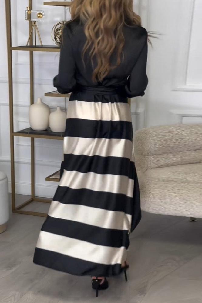 Viena - Abito Lungo Elegante da Donna con Design a Due Pezzi