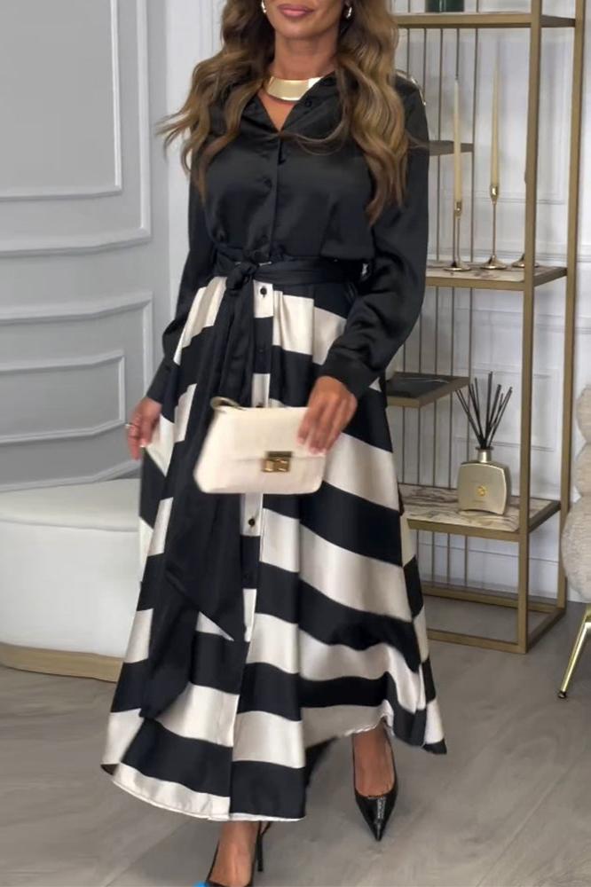 Viena - Abito Lungo Elegante da Donna con Design a Due Pezzi