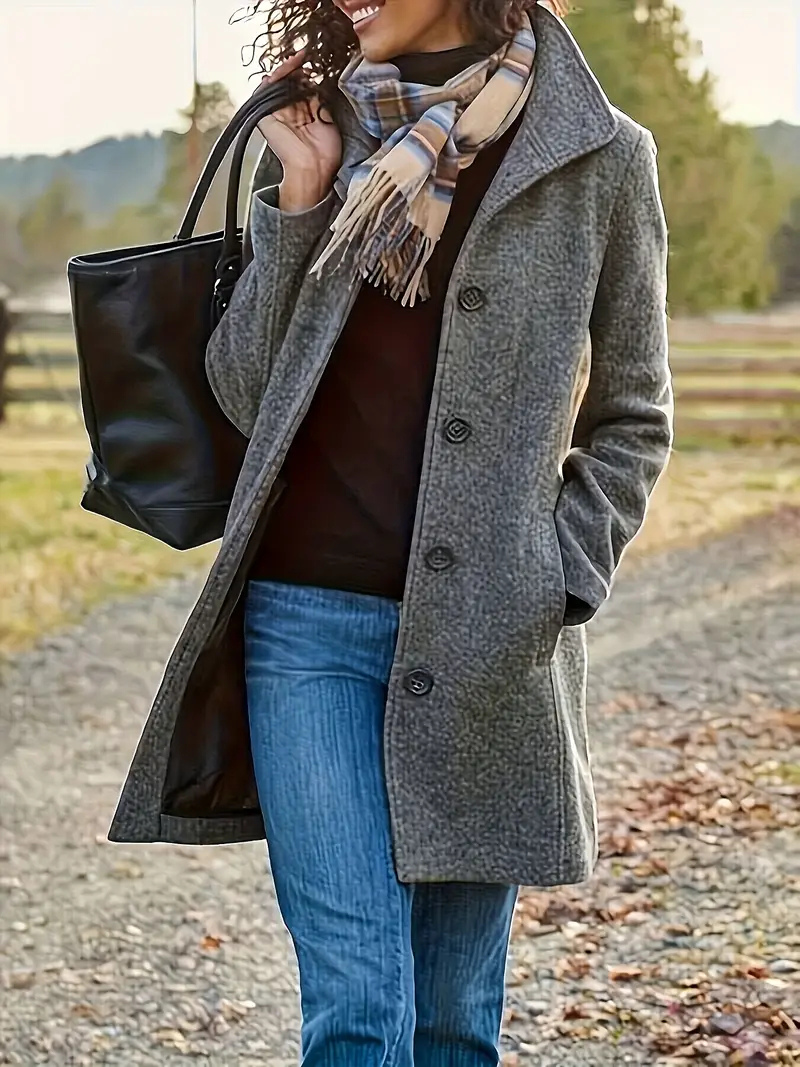 Alessia – Elegante Cappotto Invernale da Donna con Design Classico