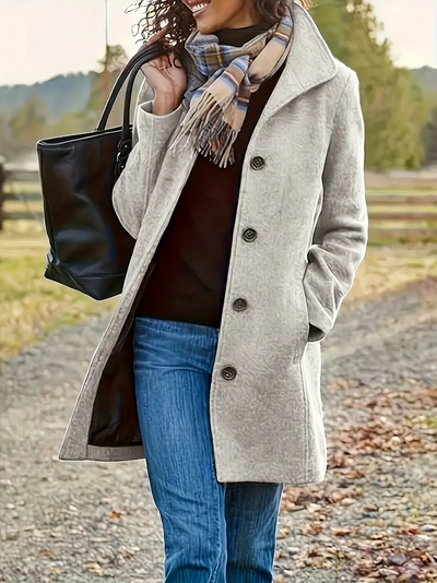 Alessia – Elegante Cappotto Invernale da Donna con Design Classico