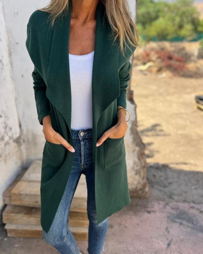 Eliana - Elegante Cardigan Lungo per Donna Casual