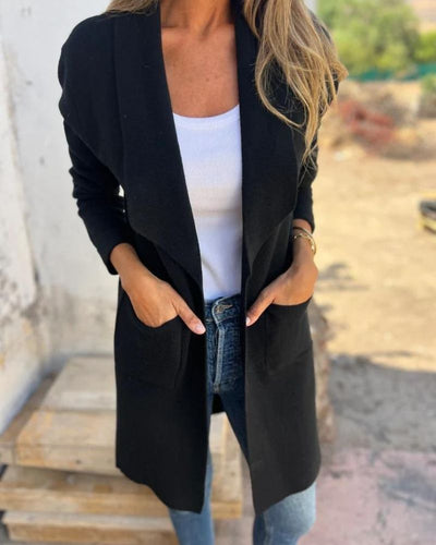 Eliana - Elegante Cardigan Lungo per Donna Casual