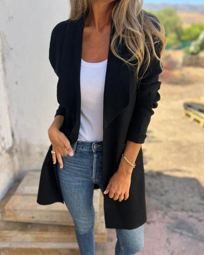 Eliana - Elegante Cardigan Lungo per Donna Casual