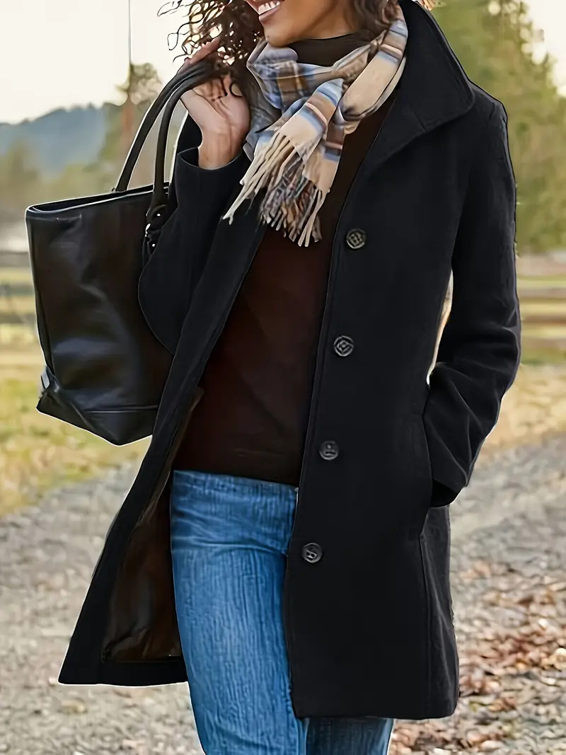 Alessia – Elegante Cappotto Invernale da Donna con Design Classico