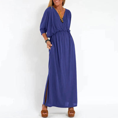 Abito Lungo Elegante Louisa con Fessura Laterale