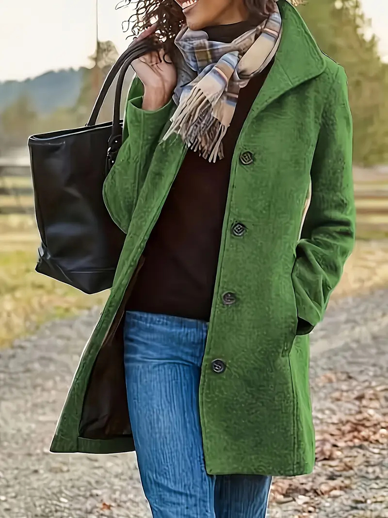 Alessia – Elegante Cappotto Invernale da Donna con Design Classico