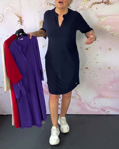 Linette - Abito Casual Urban con Scollo a V