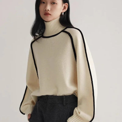 Clara - Elegante Maglione Donna a Dolcevita Classico