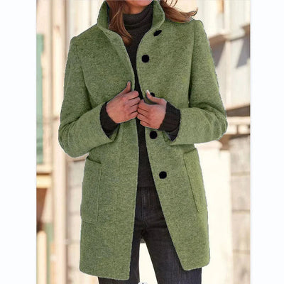 Elegante Cappotto Invernale da Donna a Maniche Lunghe – Vittoria