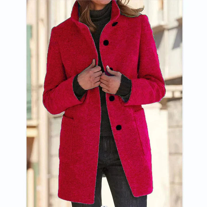 Elegante Cappotto Invernale da Donna a Maniche Lunghe – Vittoria
