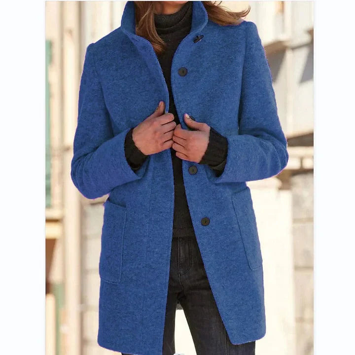 Elegante Cappotto Invernale da Donna a Maniche Lunghe – Vittoria