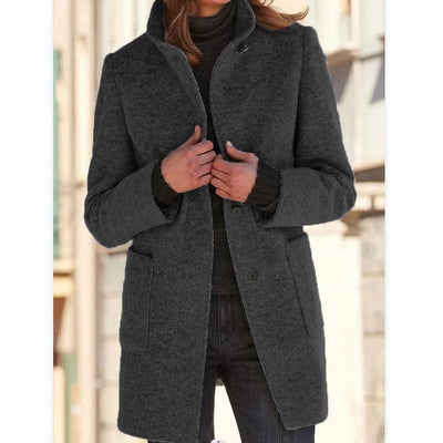 Elegante Cappotto Invernale da Donna a Maniche Lunghe – Vittoria