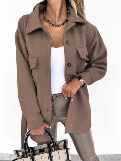 Elegante Cappotto Trench Invernale con Tasche e Cintura – Giulia