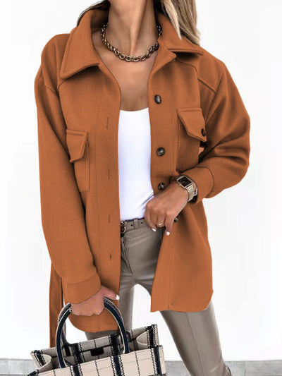 Elegante Cappotto Trench Invernale con Tasche e Cintura – Giulia