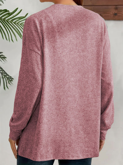 Cardigan Donna Caterina – Elegante e Morbido con Tasche per un Look Casual