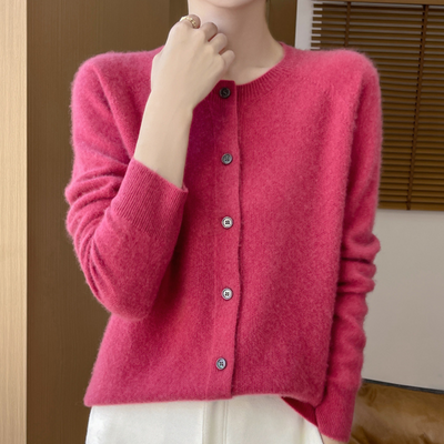 Cardigan Elegante Donna in Lana Merino – Morbido, Caldo e Raffinato come il Cashmere