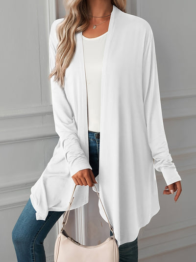 Elena Long Elegant Cardigan for Women – Lightweight and Flowing for Versatile Styles