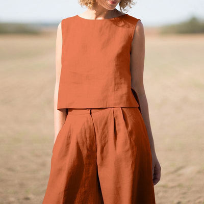 Claudia – Completo Estivo Donna in Stile Lino