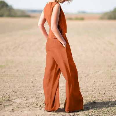 Claudia – Completo Estivo Donna in Stile Lino
