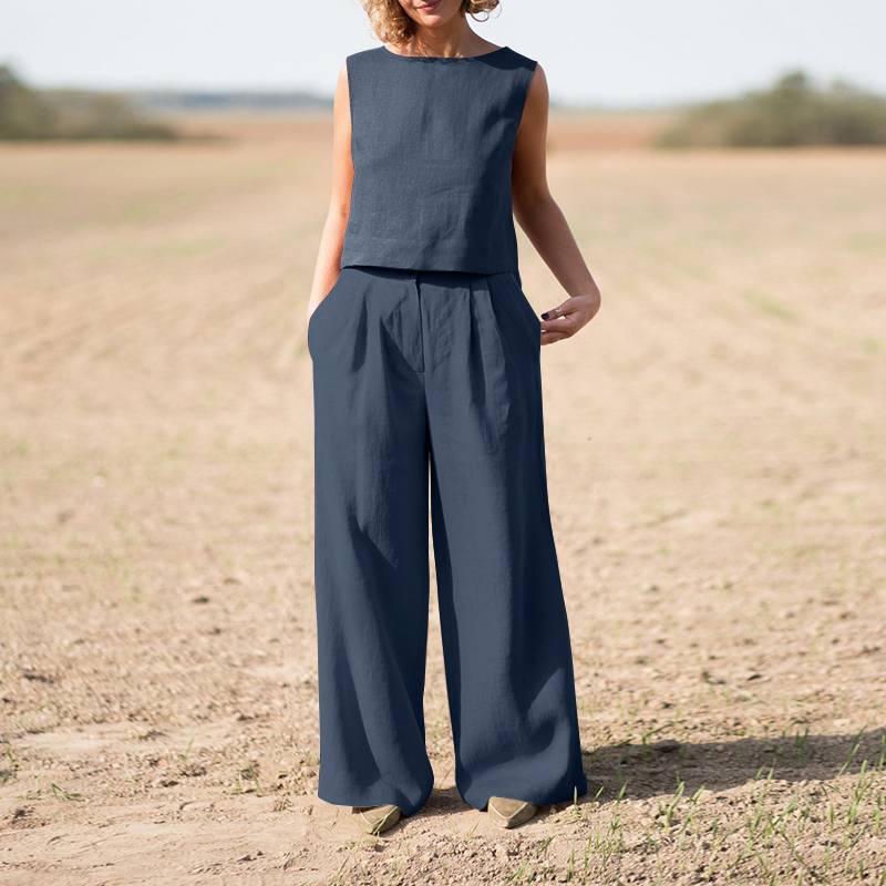 Claudia – Completo Estivo Donna in Stile Lino