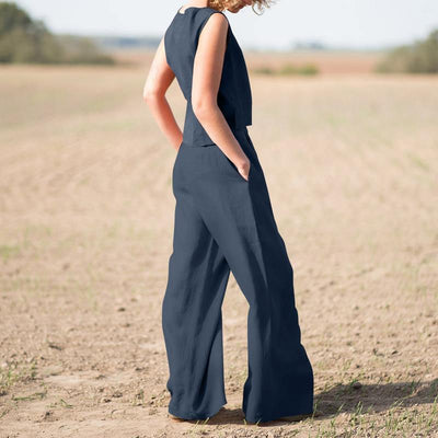 Claudia – Completo Estivo Donna in Stile Lino
