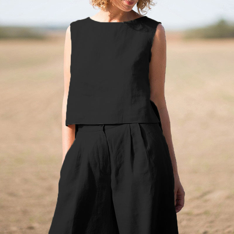 Claudia – Completo Estivo Donna in Stile Lino