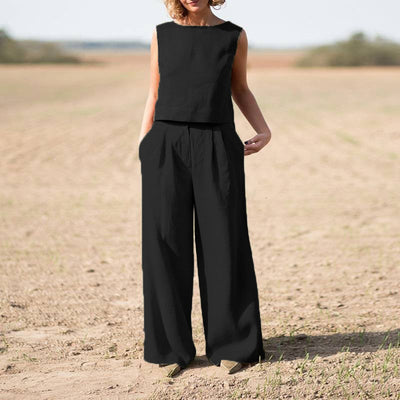 Claudia – Completo Estivo Donna in Stile Lino