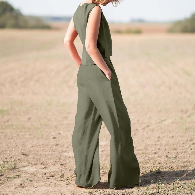 Claudia – Completo Estivo Donna in Stile Lino