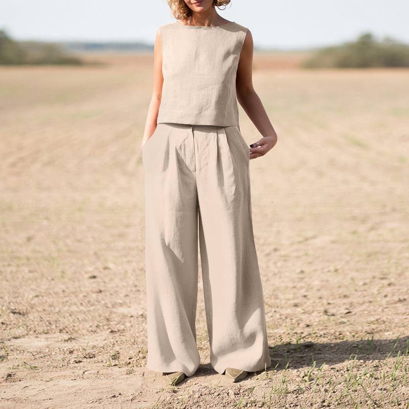 Claudia – Completo Estivo Donna in Stile Lino