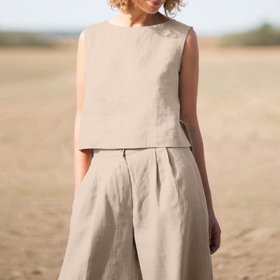 Claudia – Completo Estivo Donna in Stile Lino