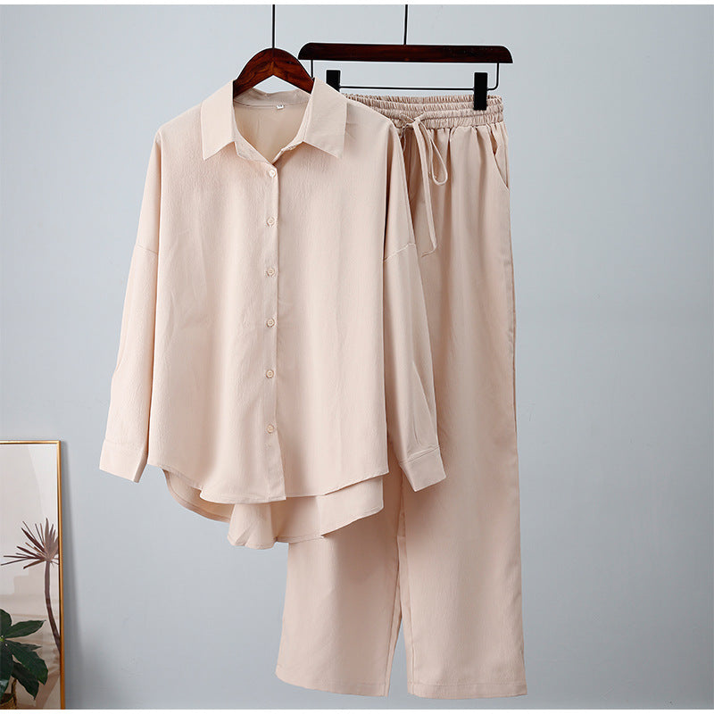 Completo Elegante da Donna con Camicia e Pantaloni Larghi – Camilla