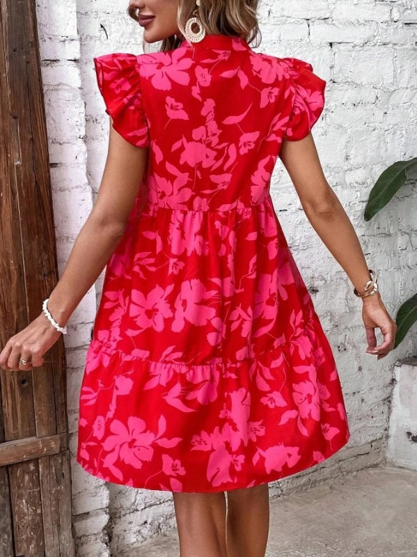 Abito Estivo Corto Floreale per Donna – Elegante e Fresco