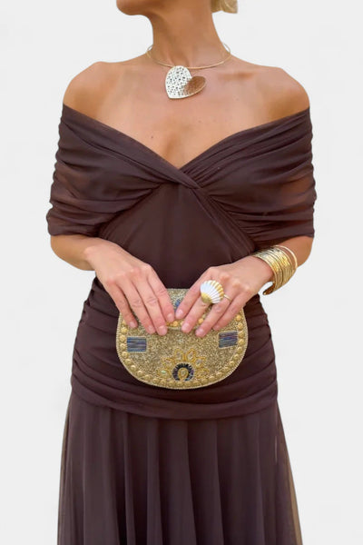 Abito Lungo da Cerimonia per Donna – Eleganza Floreale e Comfort Chic Livia