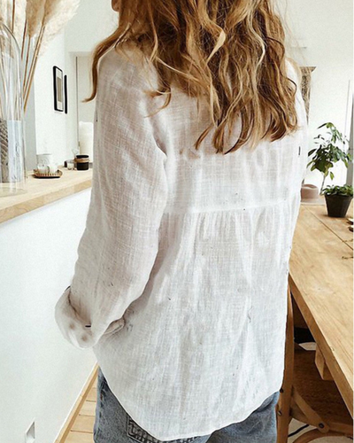 ELENA | Camicia Donna in Stile Lino – Eleganza e Freschezza Senza Tempo