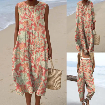 Elyn - Vestito Estivo Donna con Stampa Floreale