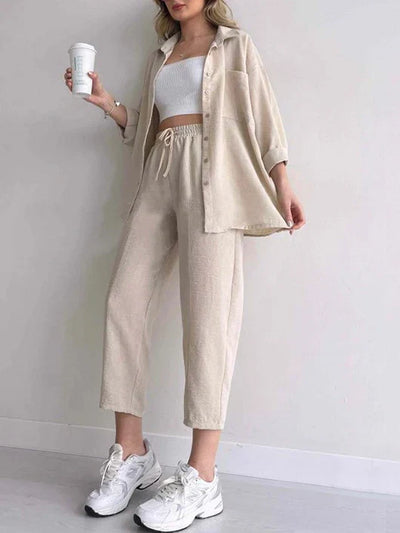 Ella - Set Completo di Camicia e Pantaloni