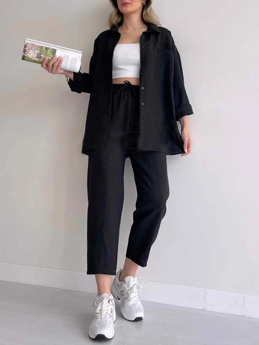 Ella - Set Completo di Camicia e Pantaloni