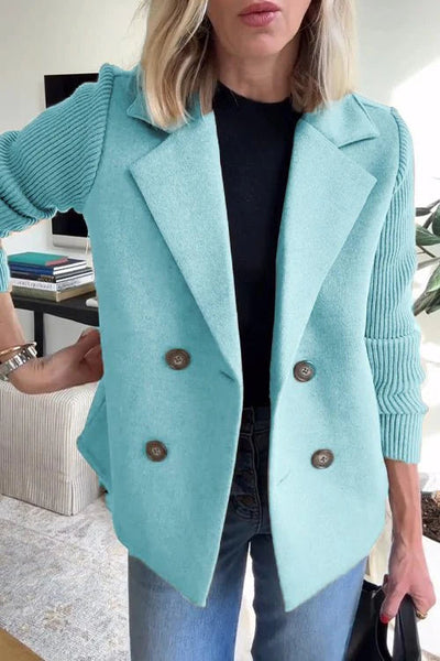 Giacca Elegante da Donna con Maniche in Maglia – Modello Giorgia