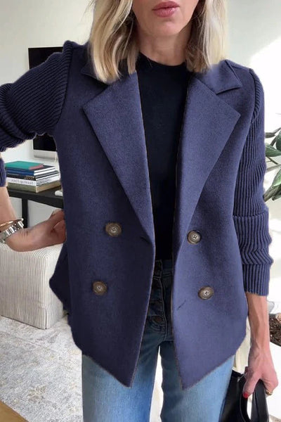Giacca Elegante da Donna con Maniche in Maglia – Modello Giorgia