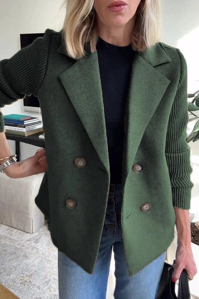 Giacca Elegante da Donna con Maniche in Maglia – Modello Giorgia