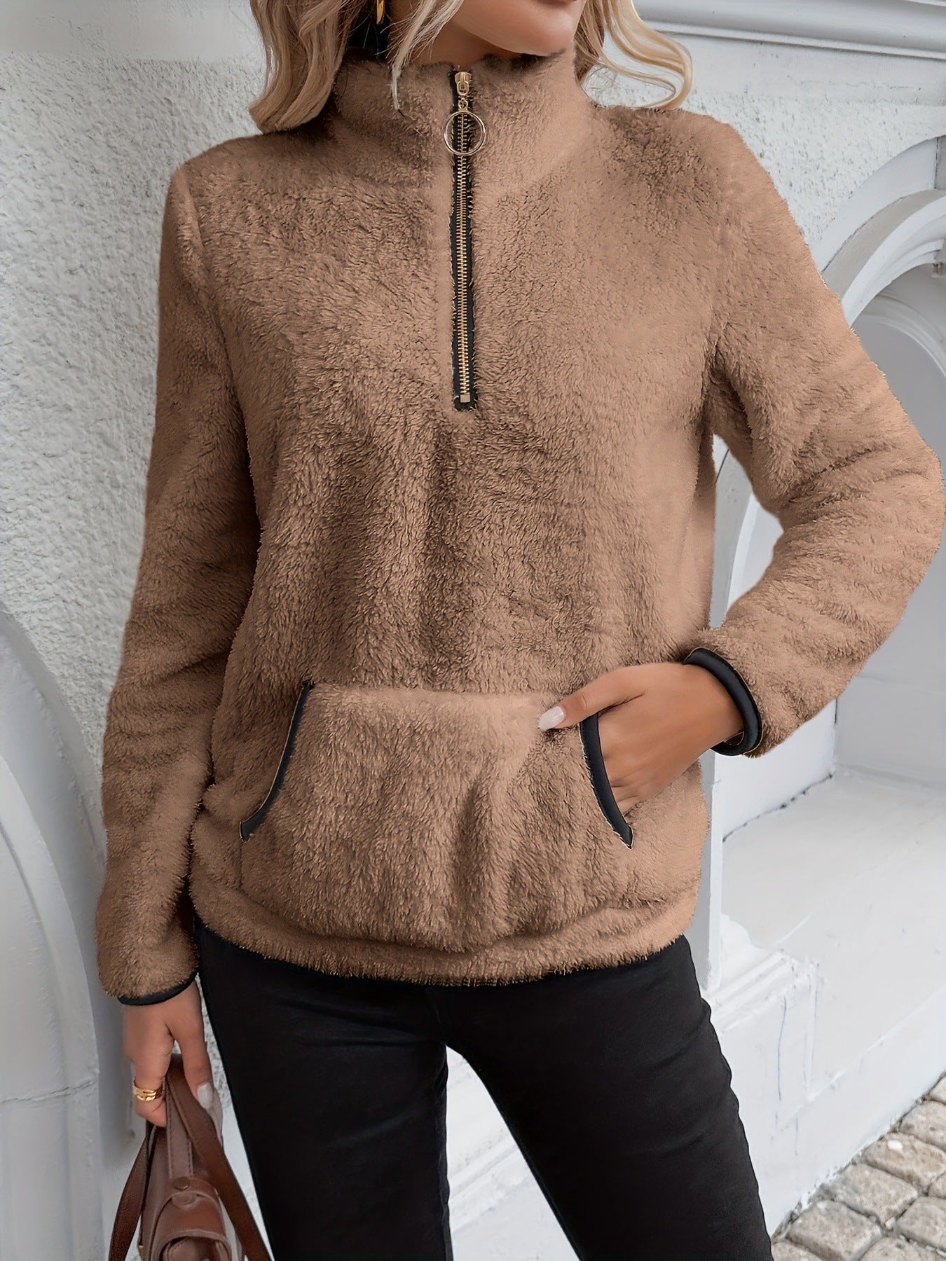 Felpa Invernale in Pile per Donna – Chiara