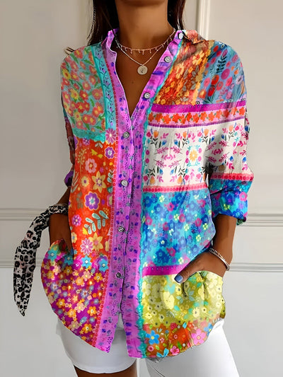 Camicia Luna con Stampa Splendente