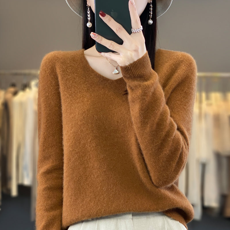 Maglione Elegante da Donna Sofia in Lana e Cashmere – Morbido e Caldo per Ogni Occasione