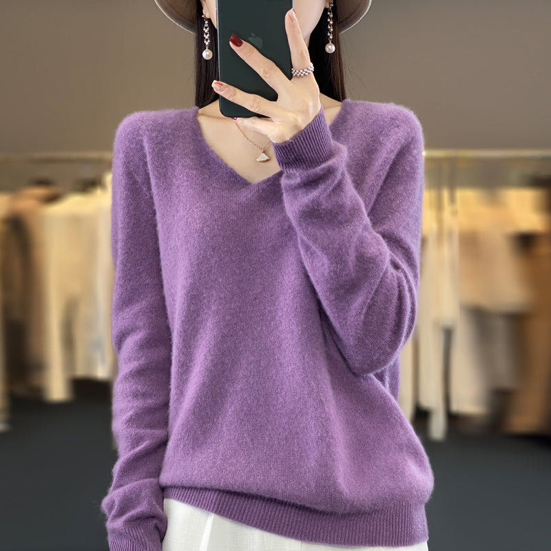 Maglione Elegante da Donna Sofia in Lana e Cashmere – Morbido e Caldo per Ogni Occasione