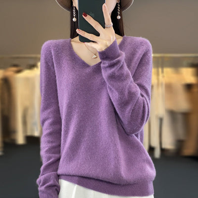 Maglione Elegante da Donna Sofia in Lana e Cashmere – Morbido e Caldo per Ogni Occasione
