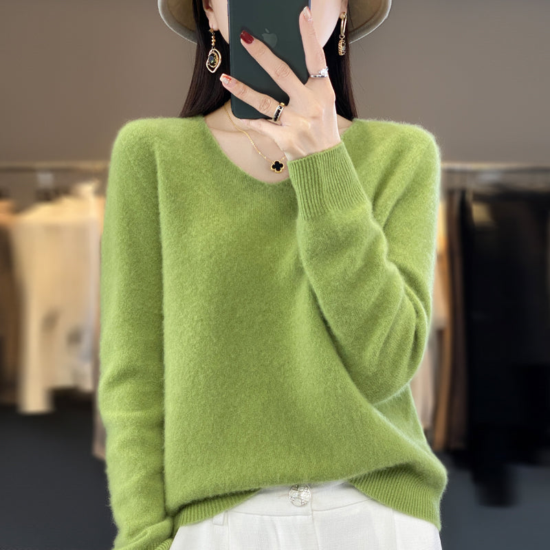 Maglione Elegante da Donna Sofia in Lana e Cashmere – Morbido e Caldo per Ogni Occasione