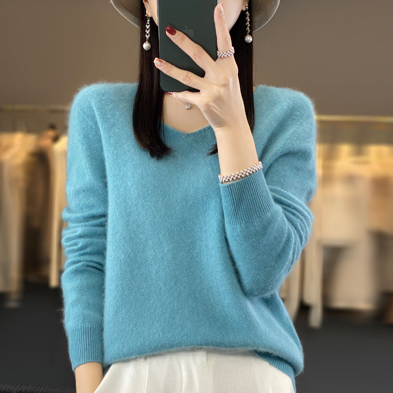 Maglione Elegante da Donna Sofia in Lana e Cashmere – Morbido e Caldo per Ogni Occasione