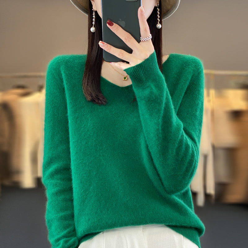 Maglione Elegante da Donna Sofia in Lana e Cashmere – Morbido e Caldo per Ogni Occasione